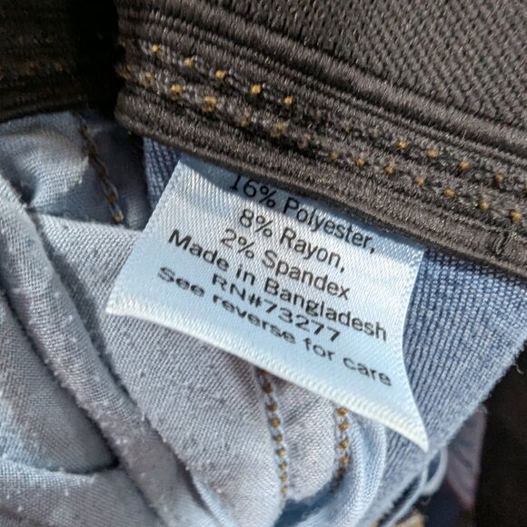 Nine West Plus Size High Rise Slim Straight Sz 20W - Picture 7 of 7